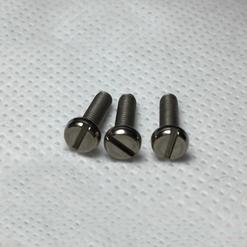 M1 Soltted Titanium Screws Cylindrical head Bolt DIN84 Solt Pure GR2/TA2 Length 2mm-6mm 1Pcs | Обустройство дома