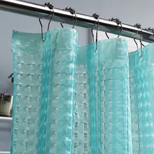 PEVA 3D translucence waterproof shower curtains 3D thicken shower curtains bathroom curtain