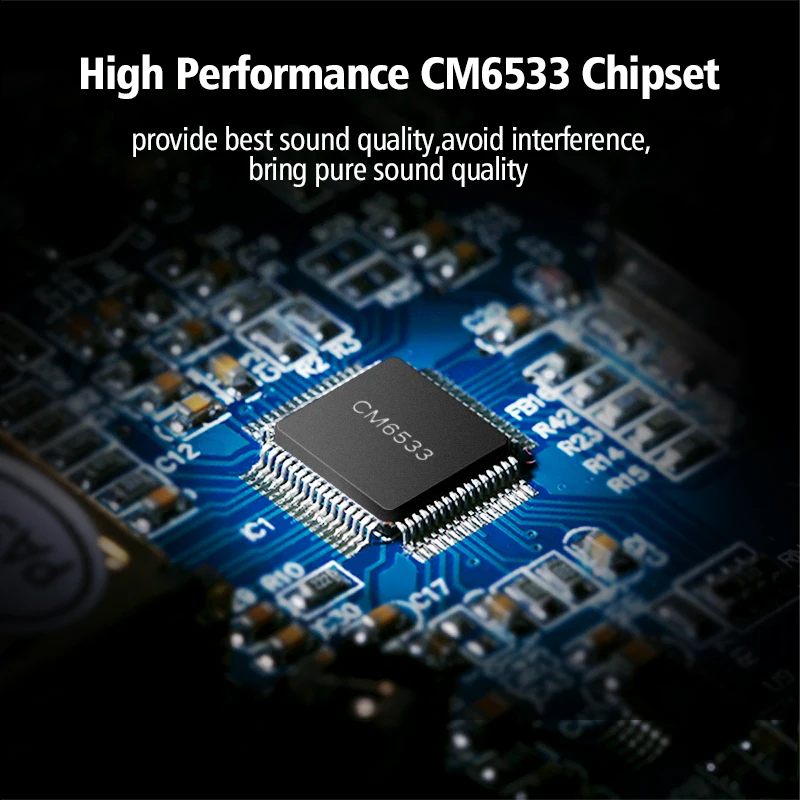 Внешняя звуковая карта USB 5 1 Ugreen стерео Mic Speaker Audio Jack 3 мм Кабель адаптер для ПК