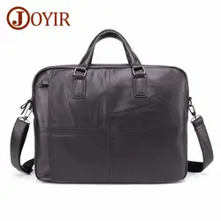 JOYIR 2019 натуральная кожа мужской портфель большой емкости деловая сумка черный мужской 17 "Сумка для ноутбука сумка через плечо сумка