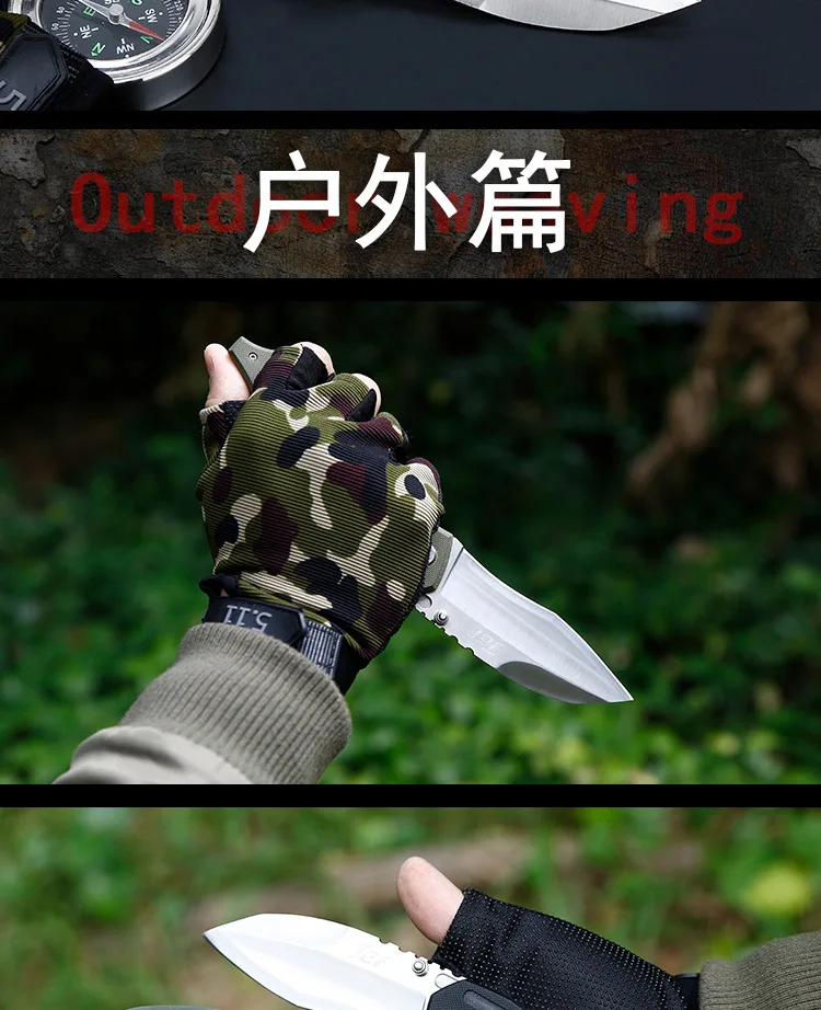 Ganzo G10 складной нож с ручкой, универсальный охотничий нож для выживания, складной нож для самозащиты