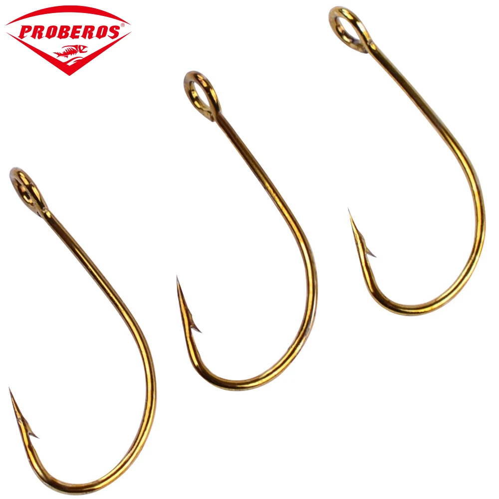 200pc Barbed Hook 72A Material fishhook Fly Hooks Fishing Trout Salmon