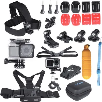 

Action Camera Accessory for DJI Osmo Action Mount Waterproof Housing Case With Chest/Head Strap and Bag Clip DJI Accessories Kit