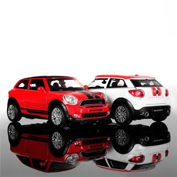 

1:32 Scale Diecast Alloy Metal Car Model For MINI Coopers Countryman Collection Model Pull Back Toys Car - Red/White/Green/Black