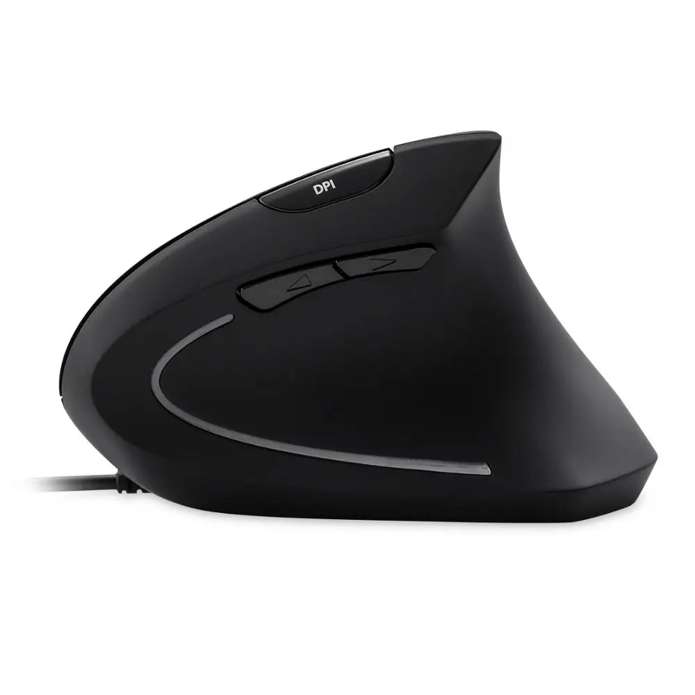 Mão do Mouse Original Alemanha Perixx Design Ergonômico Wired Vertical Rato Anti 2000 Dpi 6 Botões Perimice-513 - Imagem 3
