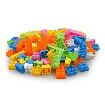

Hot Selling 144pcs Fun Plastic Blocks Building Blocks Self-Locking Bricks Children Kids Educational Toy Gift New 88