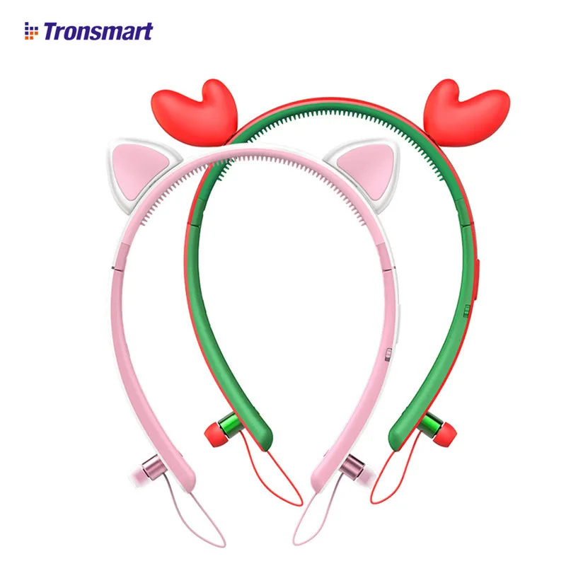 

Tronsmart Encore Wink Cute Girl Bunny Ear Bluetooth Earphone Bluetooth Headset Wireless Earphone with LED Light Earbuds