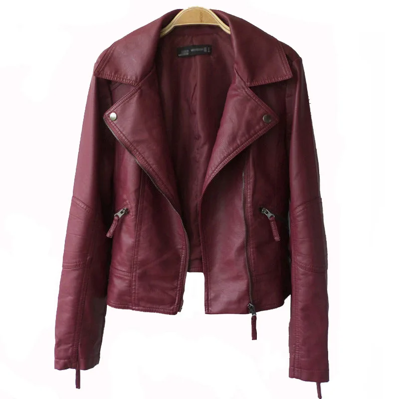 Goede Vrouwen Riverdale Lederen Jassen Winter Slanke Motorfiets Bomber Jacket Jassen South Side Slangen Gedrukt Zwart Wijn Rood