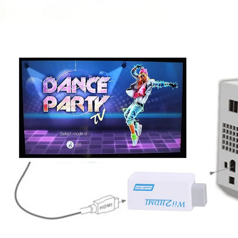 Полный преобразователь переходник 1080P Wii в HDMI + аудиовыход 3 5 мм мама и аудио