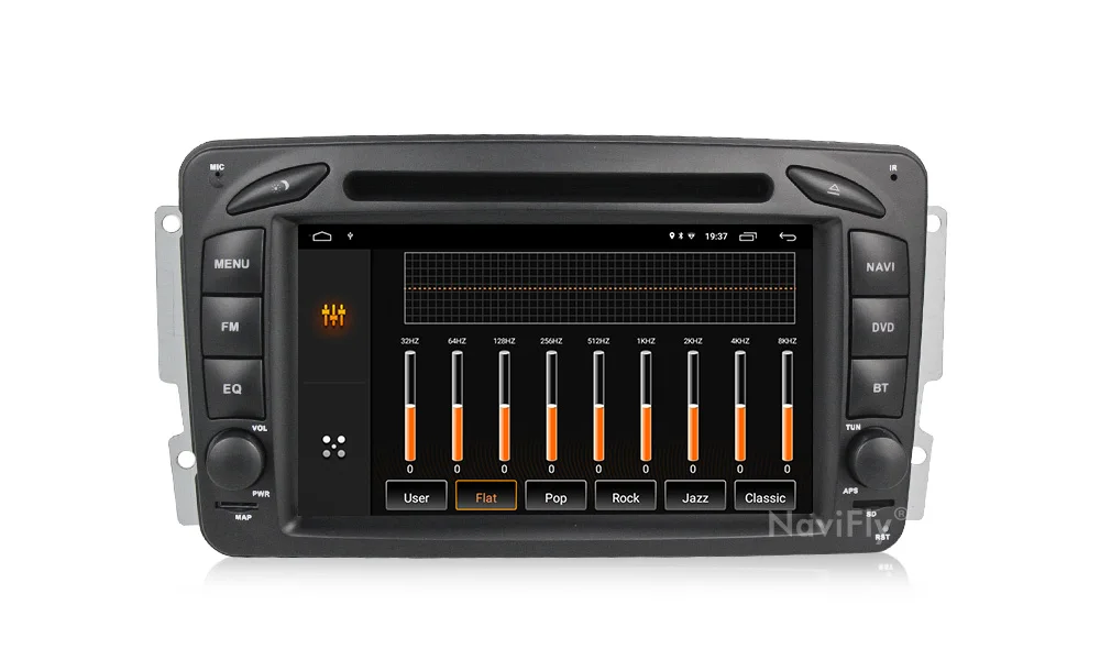 Navifly Android 9 поддержка RDS TPMS DAB автомобильный DVD gps плеер для Mercedes Benz W209 W203 W463 Viano W639 Vito с 4G