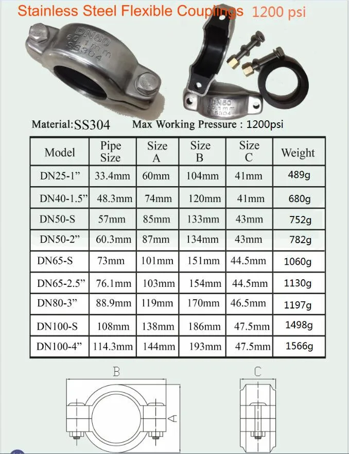 SS316L 1200psi