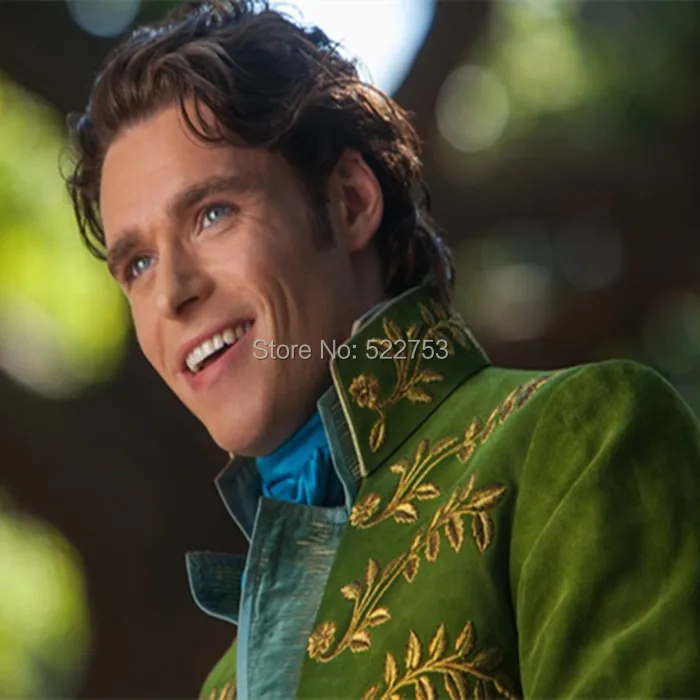 

Free shipping Custom-made High quality Cinderella Movie Prince Charming Cosplay Costume