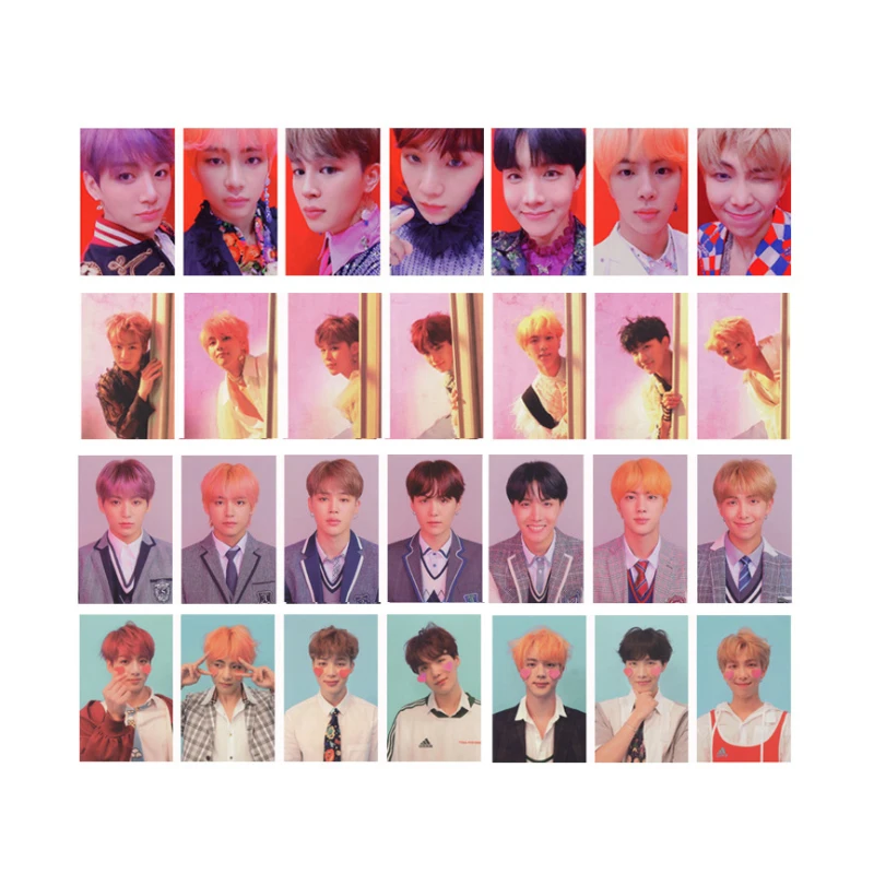

YANZIXG KPOP BTS Bangtan Boys Album Love Yourself Answer Self Made Paper Lomo Card Photo Card Poster PhotoCard