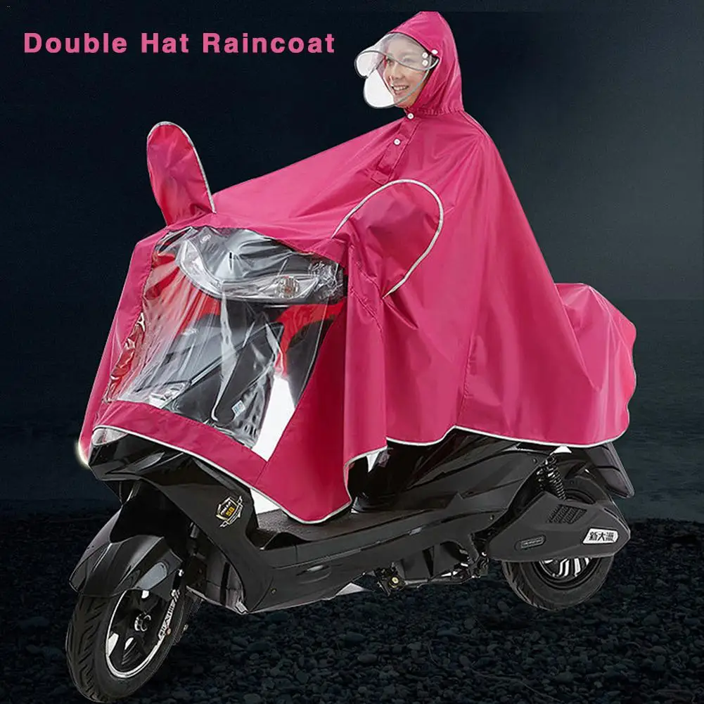 

Waterproof Cape Garment Jacket Rain Poncho Anti-rain Breathable for Motorcycle Scooter