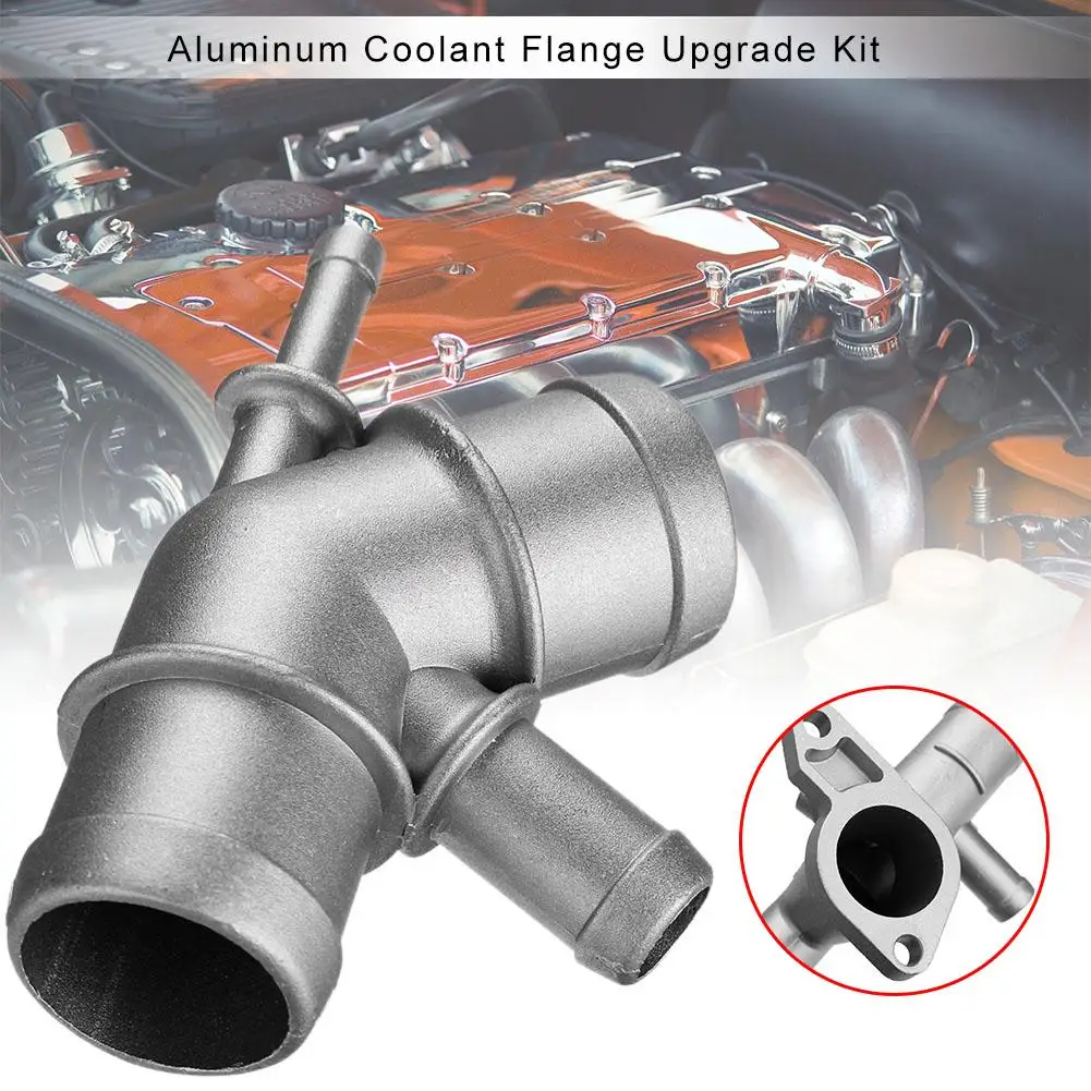 Car Accessories Opel 4pcs Set Aluminum Coolant Flange Upgrade Kit For VW MK4 Golf Jetta GLI GTI 337 1.8T For Audi TT Chevrolet