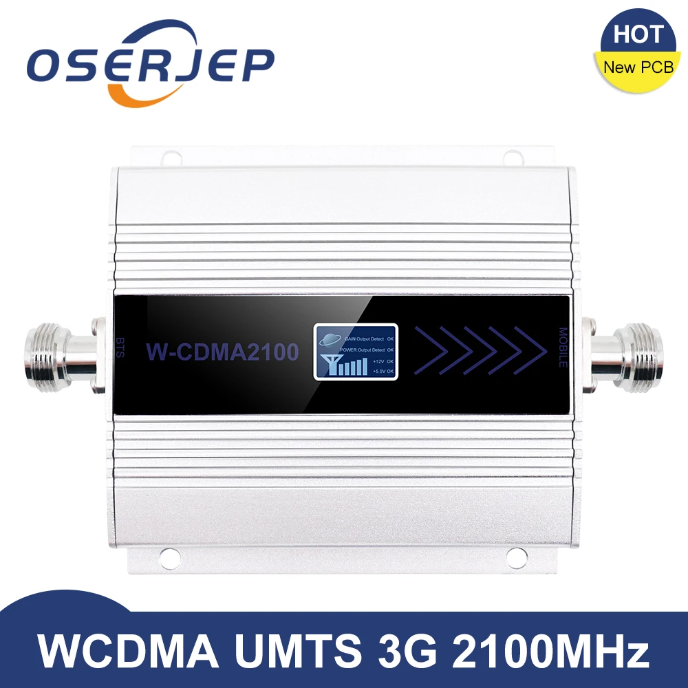 3G Ripetitore 2100 MHz Ретранслятор LCD WCDMA MHZ мобильный телефон мини Усилитель сигнала