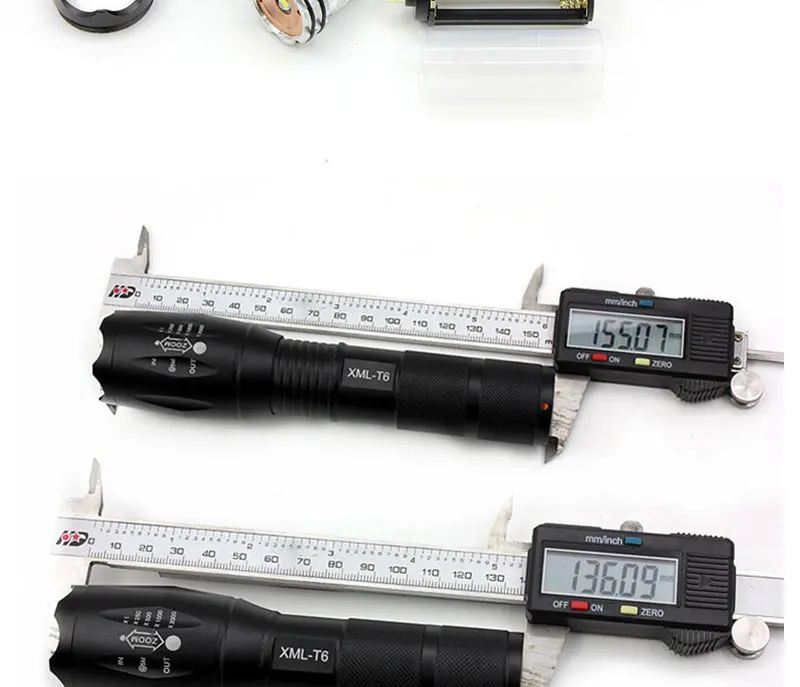 CREE XML E17 T6 Torch Flashlight 2000LM Waterproof Ultra Bright Tactical LED Flash Light Hunting Riding Lamps AAA 18650 (7)