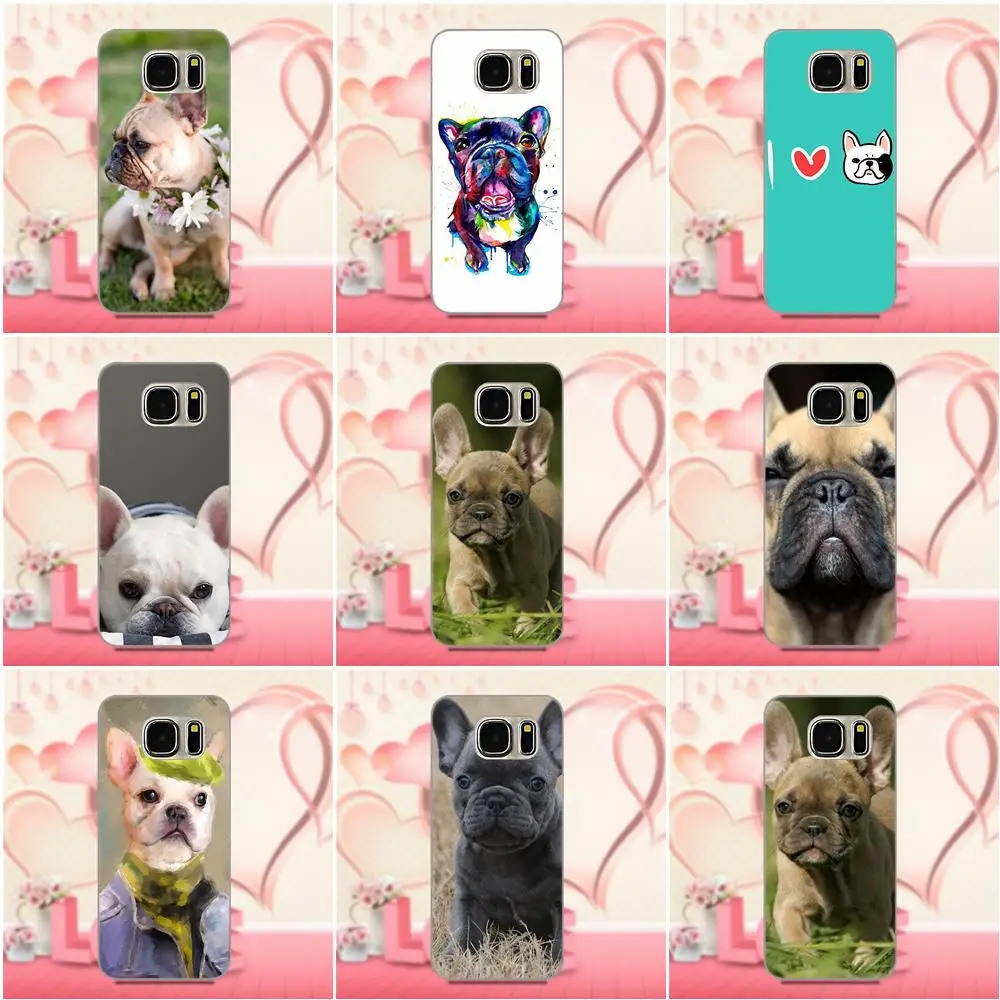 

Oedmeb French Bulldog Customized Soft Phone Coque For Samsung Galaxy A3 A5 A7 J1 J3 J5 J7 2016 2017 S5 S6 S7 S8 S9 edge Plus