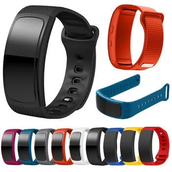 

100pcs Replacement Bands for Samsung Fit 2 Smart Watch Elastomer Strap Silicone Wristband for Samsung Gear Fit 2 SM-R360 Fitness