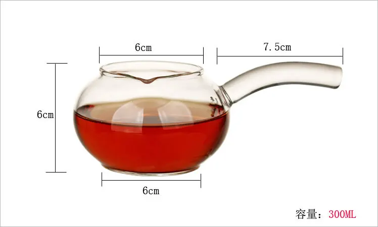 1 шт., термостойкая стеклянная чайная ярмарка, чашка для apple, стеклянная чашка для озера кунг-фу, стеклянная чайная чашка, 300 мл, JP 1067