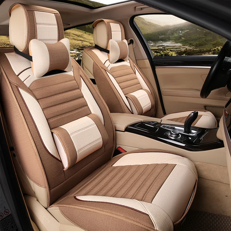 New Flax Four Seasons General Car Seat Cushions Car Styling Car Seat
