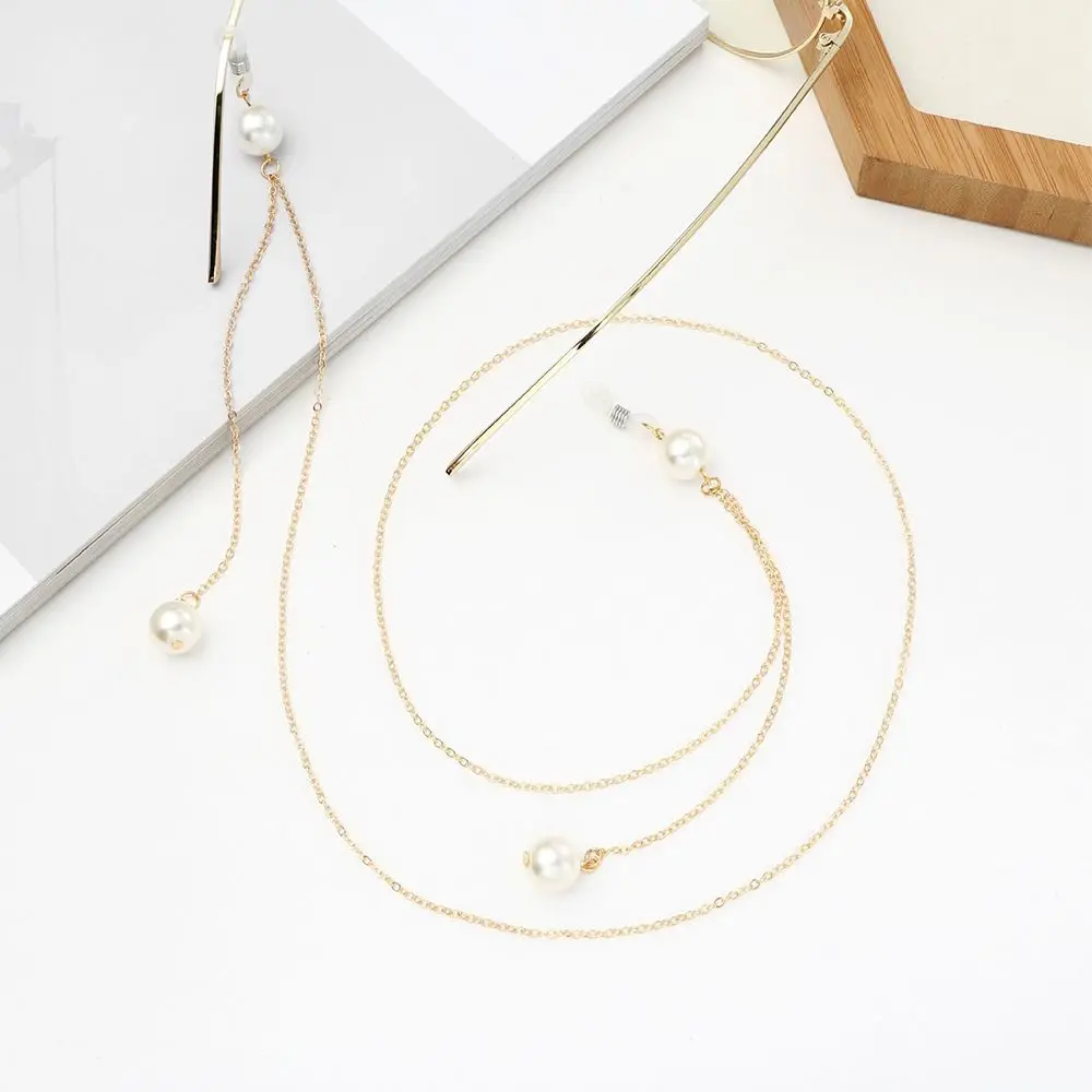 

Fashion Style Eyeglass Strap Reading Glasses Hanging Chain Fashion Sunglasses Spectacles Holder Neck Cord Glasses Slip Metal Cha
