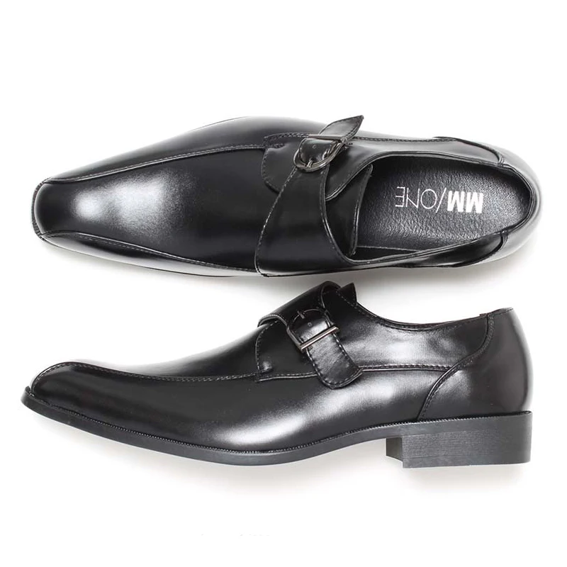 

ZFTL New men formal shoes Business dress leather shoes British casual buckle single shoes big size male wedding dress shoes 086