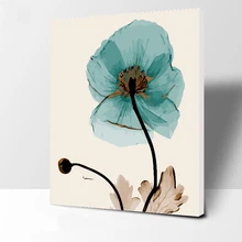 Картина с цветами по номерам, Современная Настенная живопись, ручная роспись, Цифровая живопись маслом на холсте для украшения дома