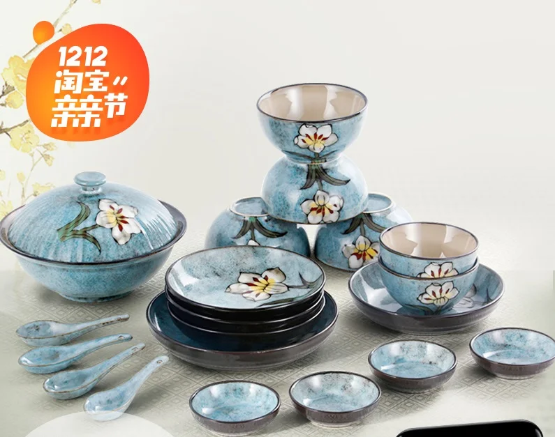 Asian style angle dinnerware deep colors Ass boob clit naked nude pussy tit