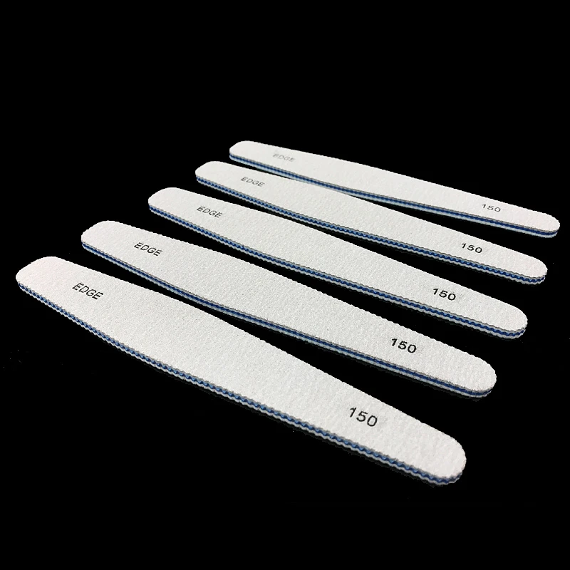 Lixa de Unhas de Acrílico Unhas de Buffer Forma de Gota Prego Arquivos - Grit Ferramentas Bloco Ongle Professionnel Lavável Arquivo Manicure 50 Pcs 150 7 Beleza e saúde