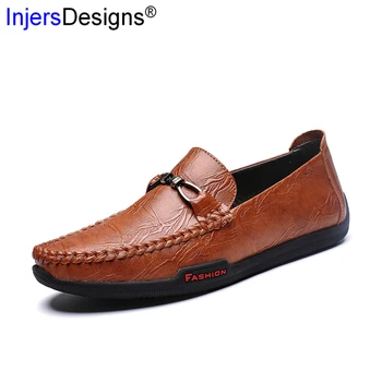 

2019 Spring Summer Loafers Men Casual Shoes New Breathable Comfortable Boat Shoes Men Fashion Slip-On Hard-Wearing Driving Shoes