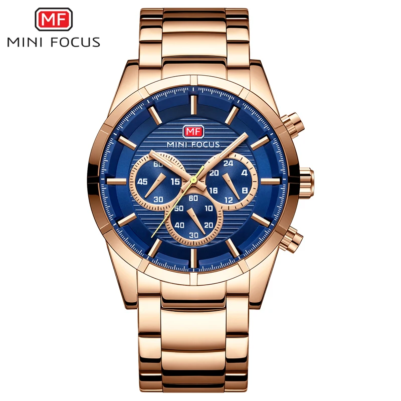 

New Watch Men Stainless Steel Quartz Men Watches Chronograph Watch Clock Men Relogio Masculino for Male Students Relogios