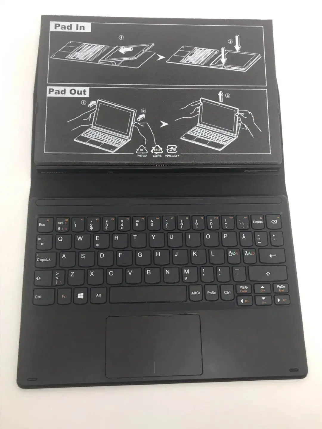 Новые оригинальные для lenovo MIIX3 10 планшетная клавиатура база K710 Норвегия 5N20G60237