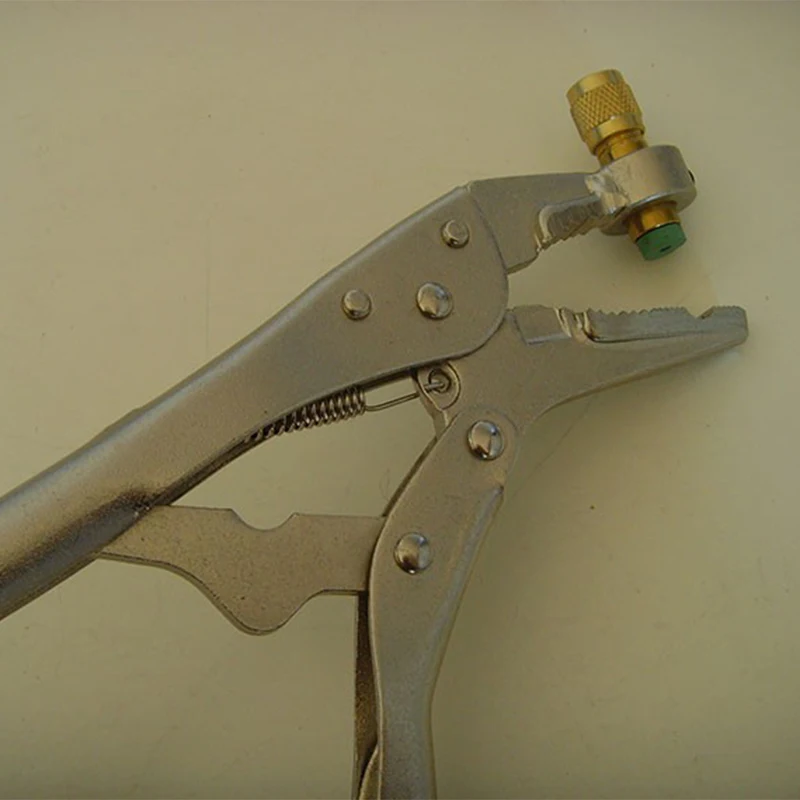 New Air Conditioner Pilers Refrigerant Recovery Tube Locking Plier