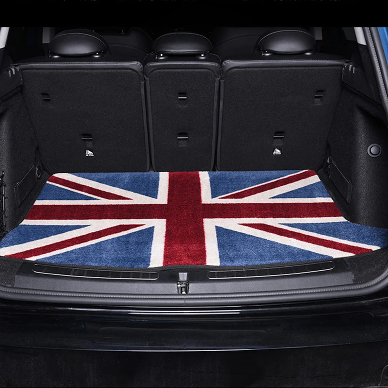 Union Jack Car Floor Rear Trunk Mat Cargo Auto Protected For Mini