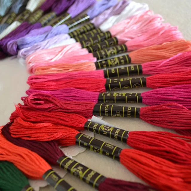 Cross Stitch Threads Different Colors 100PCS Anchor Cross Stitch Cotton