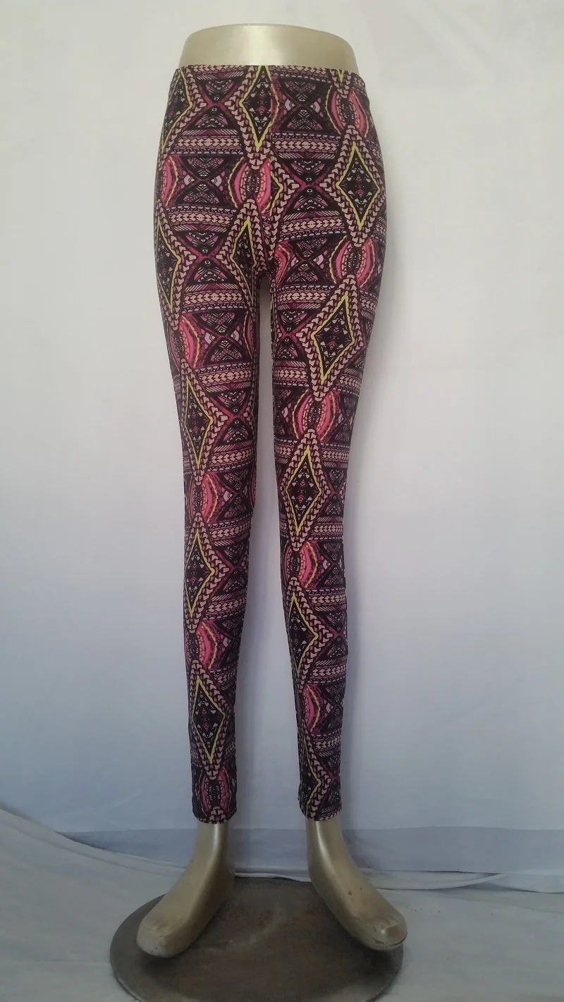 f13 womens bottoms high elastic pants capris comfortable leggings the european and american style popular print free shipping