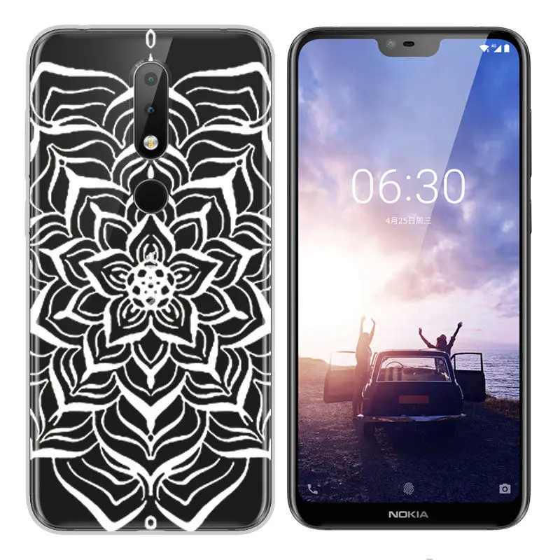 Arvin Silicone Fundas for Nokia X6 2018 Soft TPU Nokia 2 3 5 6 7 8 9 Cover Painted Phone Case for Nokia 3.1 6.1 Smart Back Cover (16)