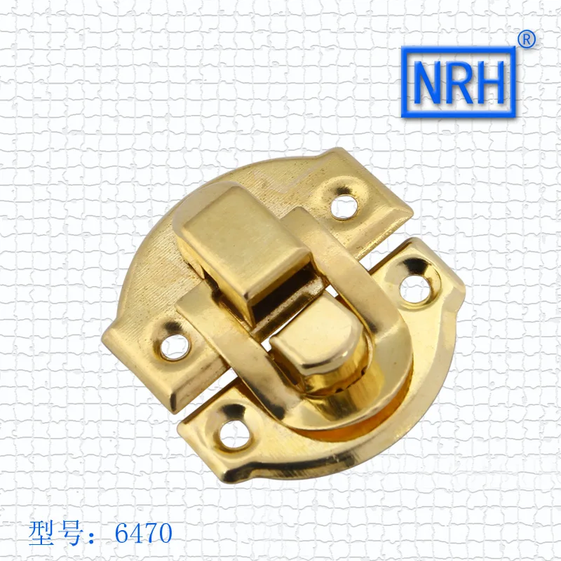 NRH6470 box buckle gold plating Gift box buckle Ring box lock Hasp Lock