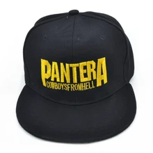 Pantera, бейсбольные кепки с тяжелым металлическим буквенным принтом, ковбойская Кепка в стиле Hell rock, хип-хоп, модная мужская и wo Мужская бейсболка