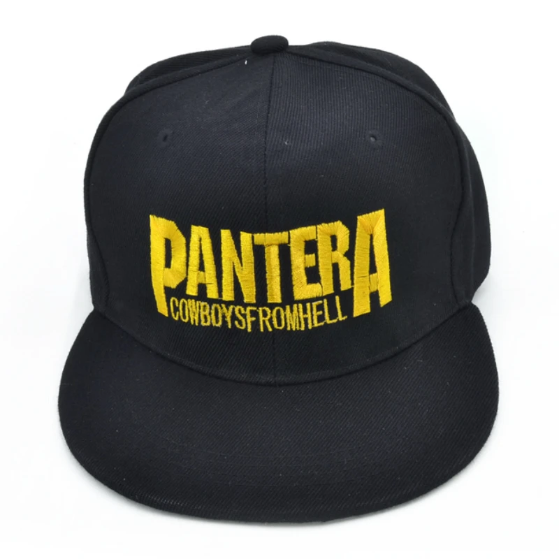 Мужские и женские бейсболки с надписью Pantera в стиле хип хоп Cowboys из Hello rock snapback|woman