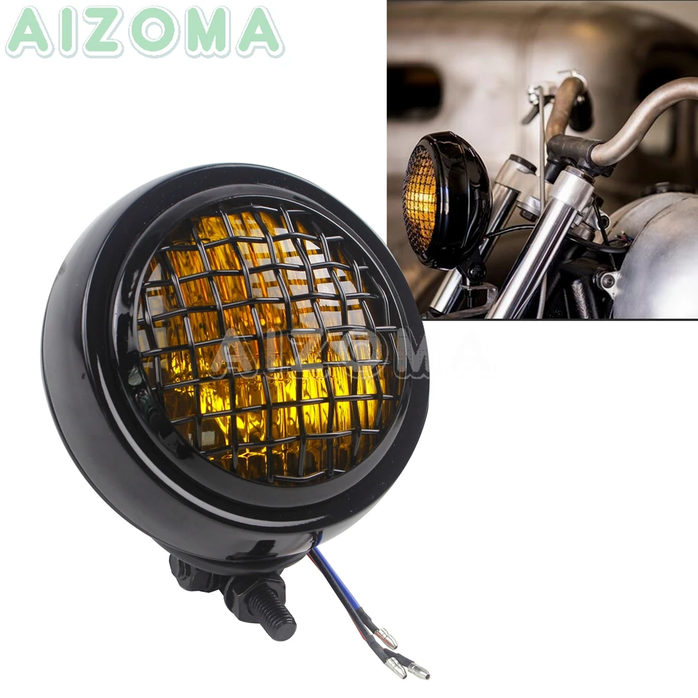 Сетчатая фара vinrking для гриля, 4,5 дюйма, для мотоцикла
