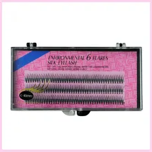 2 шт. экологический 0,12 толщина 6 расклешенные шелковые фен для придания объема наращивания ресниц