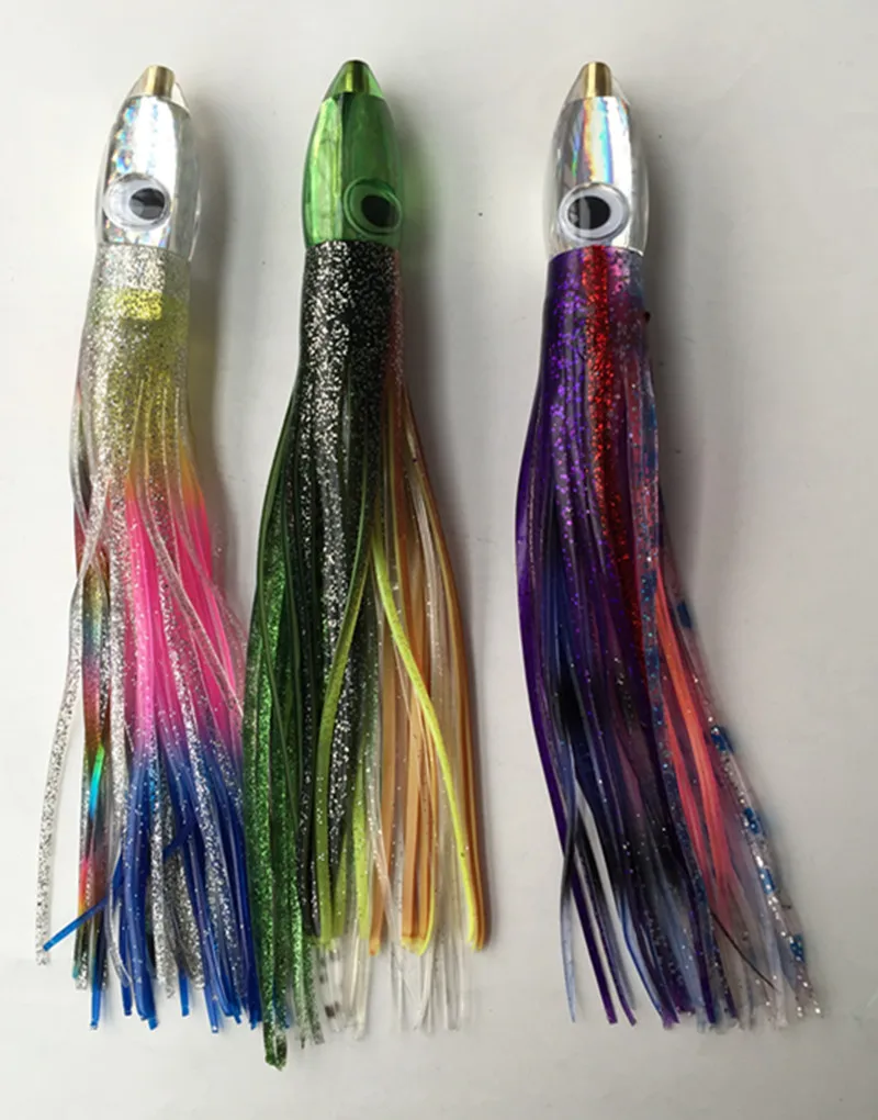 11inch 120g Sea Fishing Lure Octopus Skirt Tuna Lure Marlin Lure Big