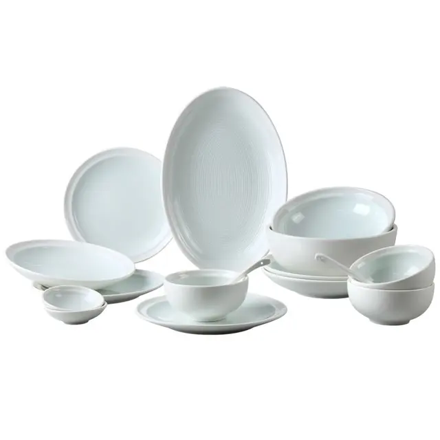28 combination dishes bowl suit household top grade ceramic dinner
