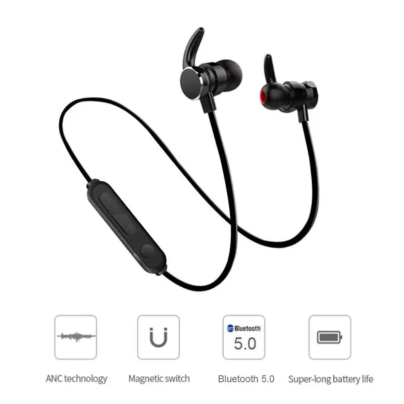 X3S Bluetooth 5,0 Беспроводной Магнитная гарнитуры спортивные наушники С микрофоном