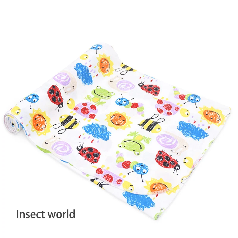 90*110 см Мягкое хлопковое одеяло картонное детское однослойное одеяло для завёртывания для пеленания кровать для новорожденных коврик для ванной полотенца коляска одеяло