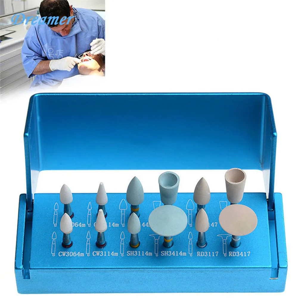 Kit De Pulido Dental De 12 Piezas De Alta Calidad Para Juegos De Pulido 