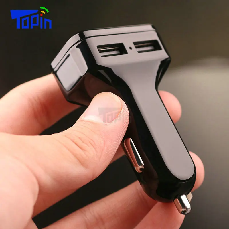Topin CT2 شاحن سيارة gps المقتفي gps lbs الوقت الحقيقي gsm wifi تطبيقات الويب تتبع دعوة sms صوت مراقبة مسجل الشحن ZX303 pcb