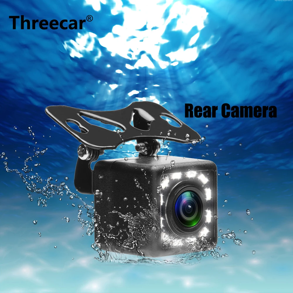 Car Rear View Camera Universal 12 LED Night Vision Backup Parking Reverse Camera Waterproof 170 Wide